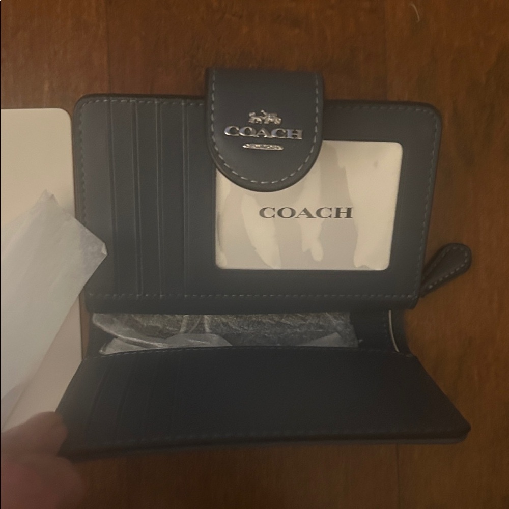 Coach Midnight Blue Medium Wallet - Picture 3 of 8